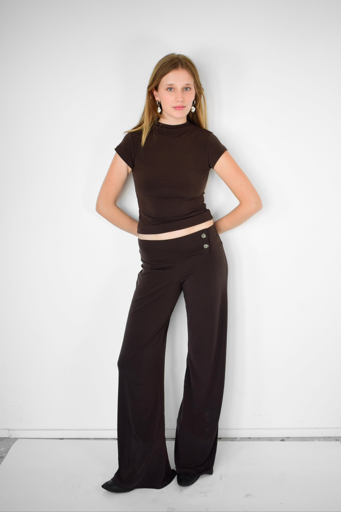 MIRANDA PANTS CHOCOLATE