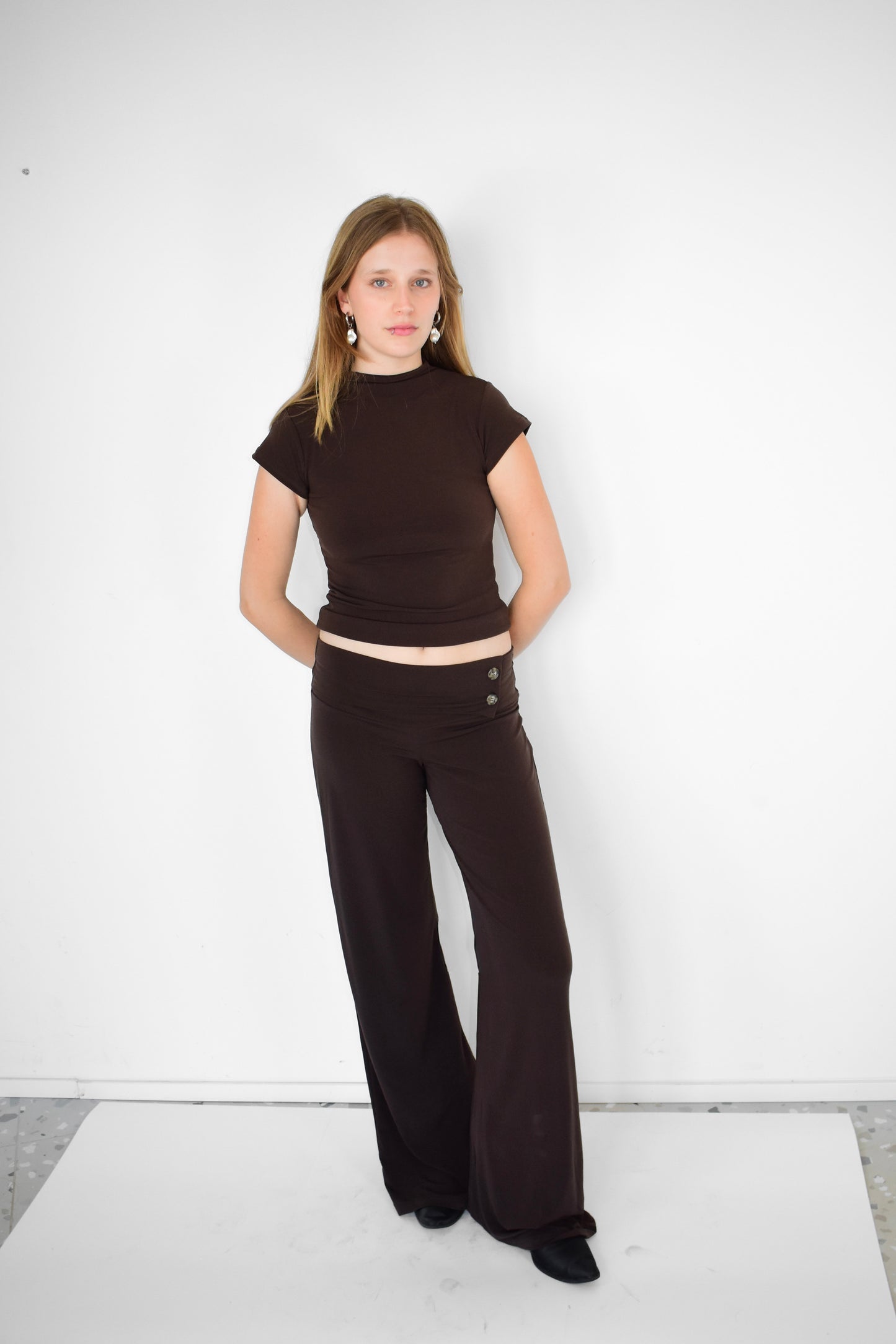 MIRANDA PANTS CHOCOLATE