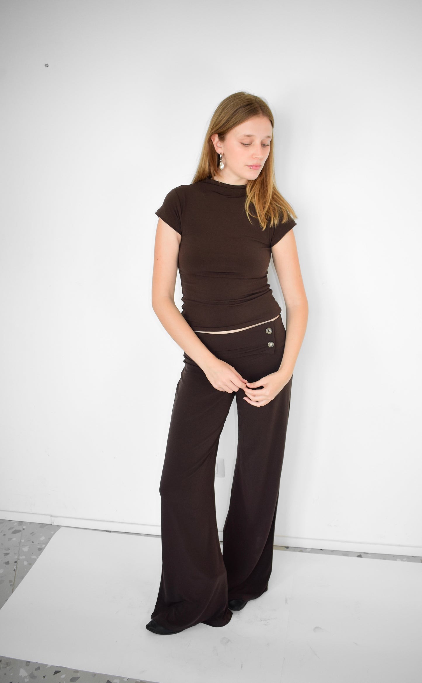 MIRANDA PANTS CHOCOLATE