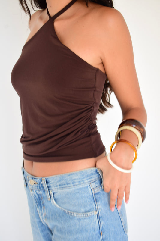 TOP ALINA CHOCOLATE
