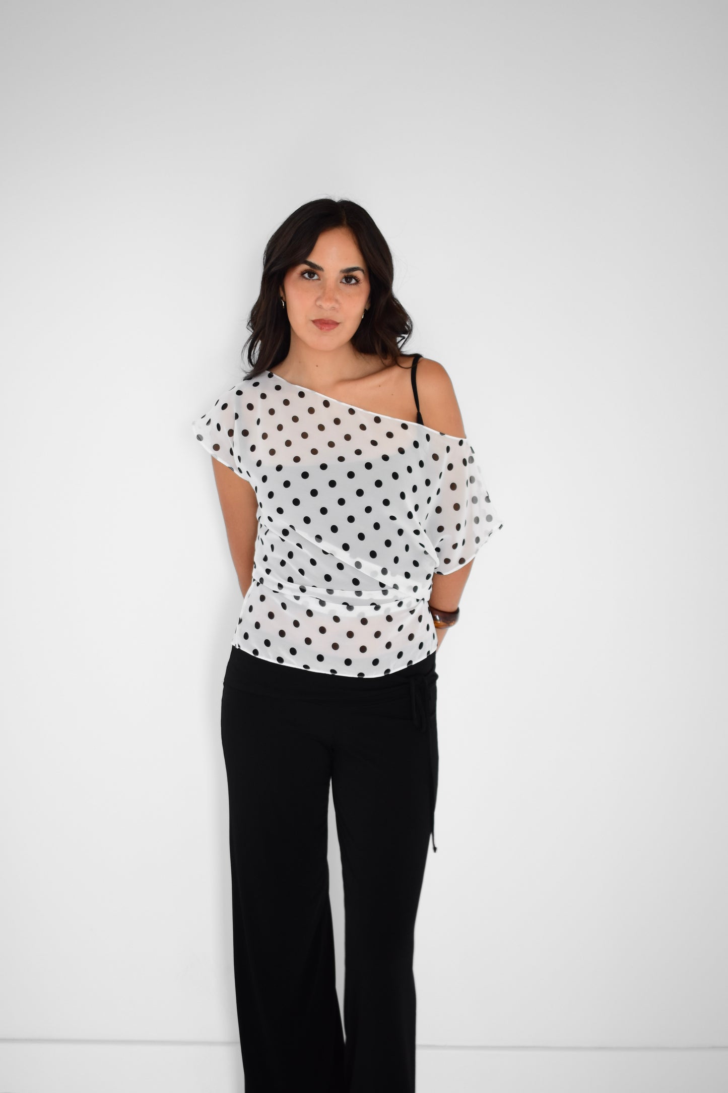 TOP LENA POLKA DOTS