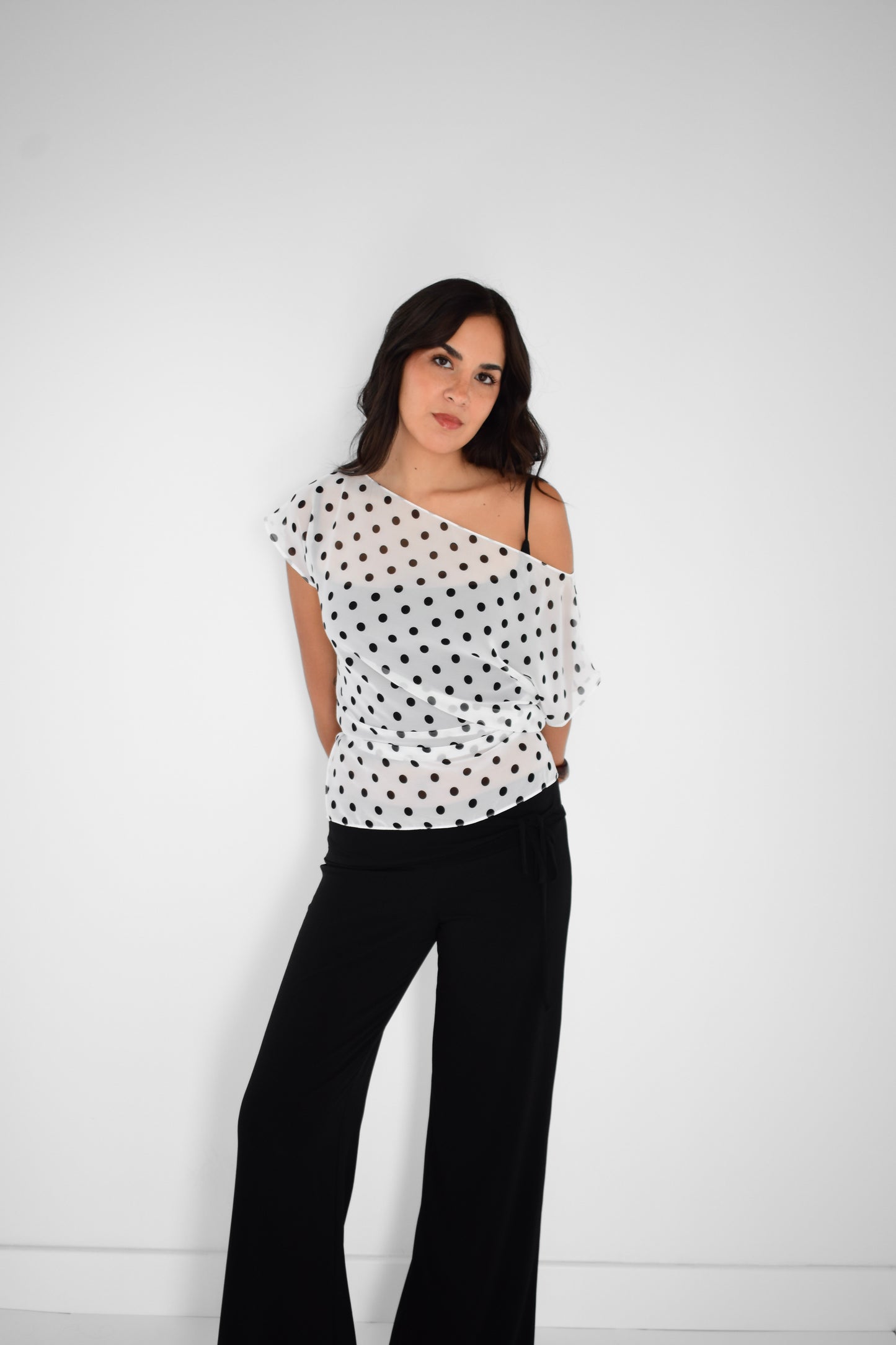 TOP LENA POLKA DOTS
