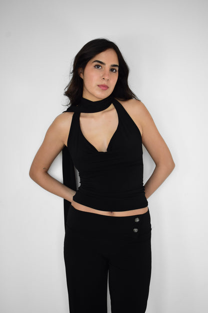 TOP SAMANTHA NEGRO