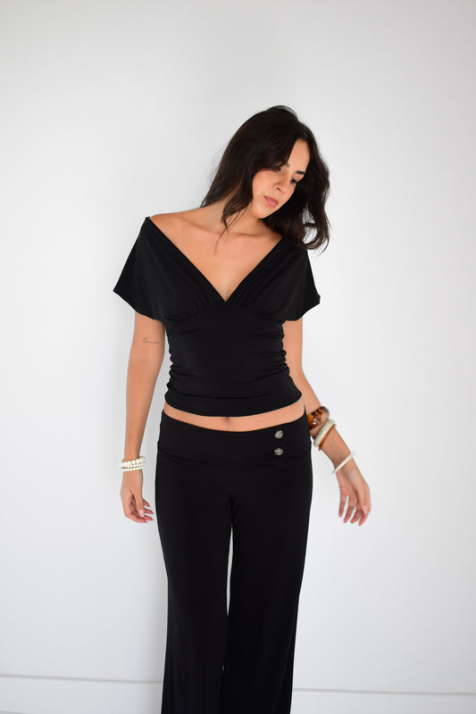 TOP LISA NEGRO