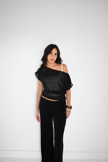 TOP LENA NEGRO