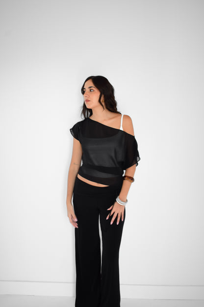 TOP LENA NEGRO