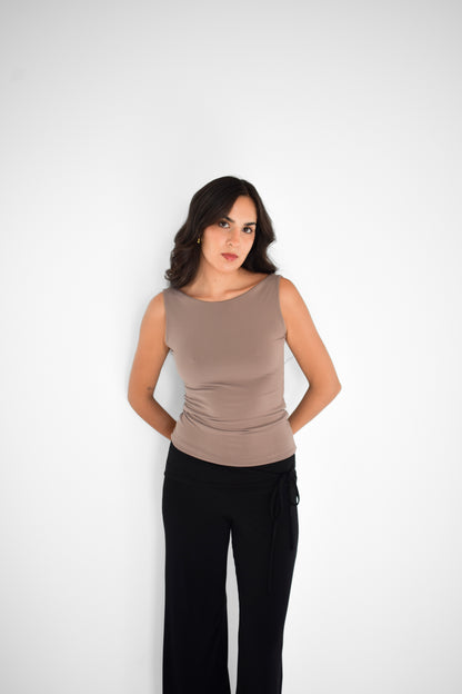 TOP OLIVIA TAUPE