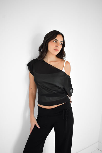 TOP LENA NEGRO