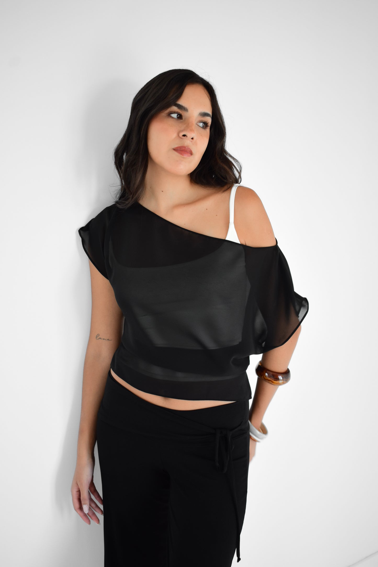 TOP LENA NEGRO