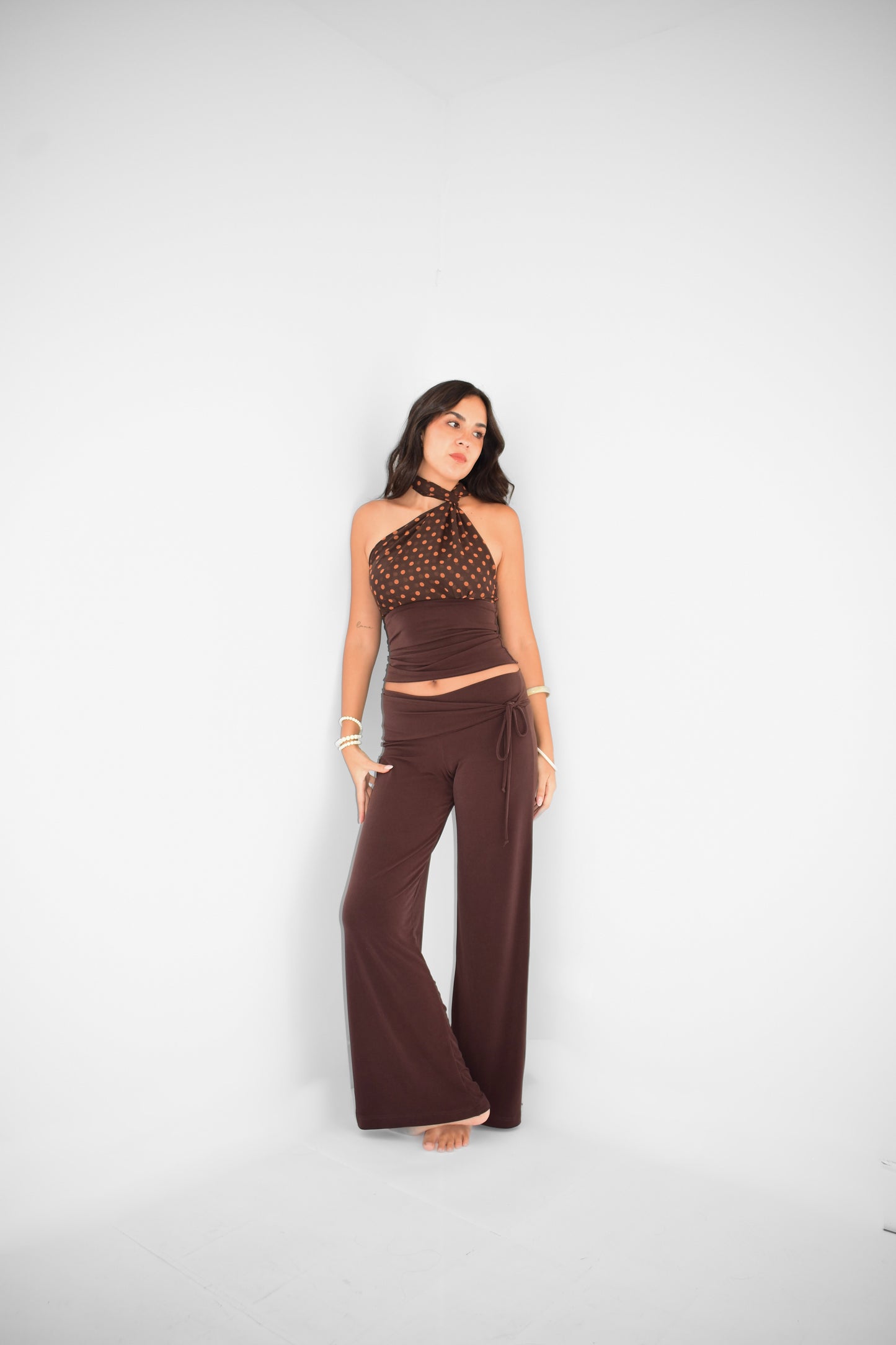 TIANA PANTS CHOCOLATE